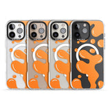 iPhone 16 Pro Max Orange Lava Lamp Black Impact Phone Case