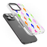 iPhone 16 Pro Max Rainbow Pop Lightning Black Impact Phone Case