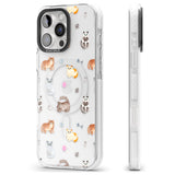 iPhone 16 Pro Max Cats with Toys - Clear Black Impact Phone Case