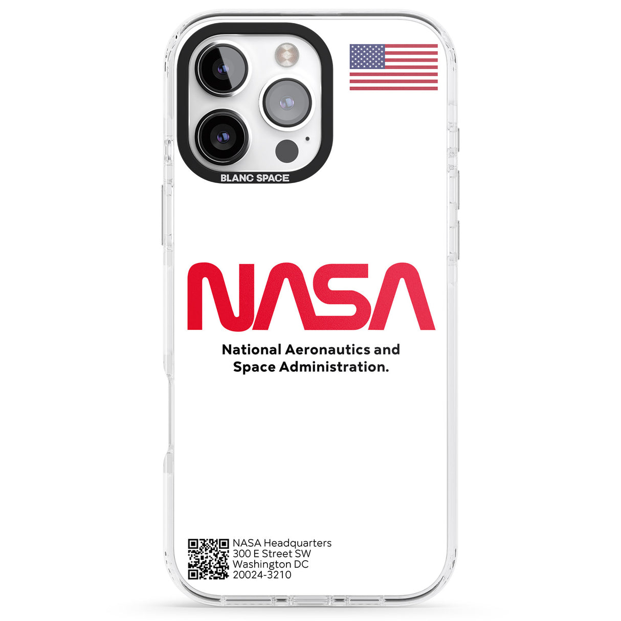 iPhone 16 Pro Max NASA The Worm Black Impact Phone Case