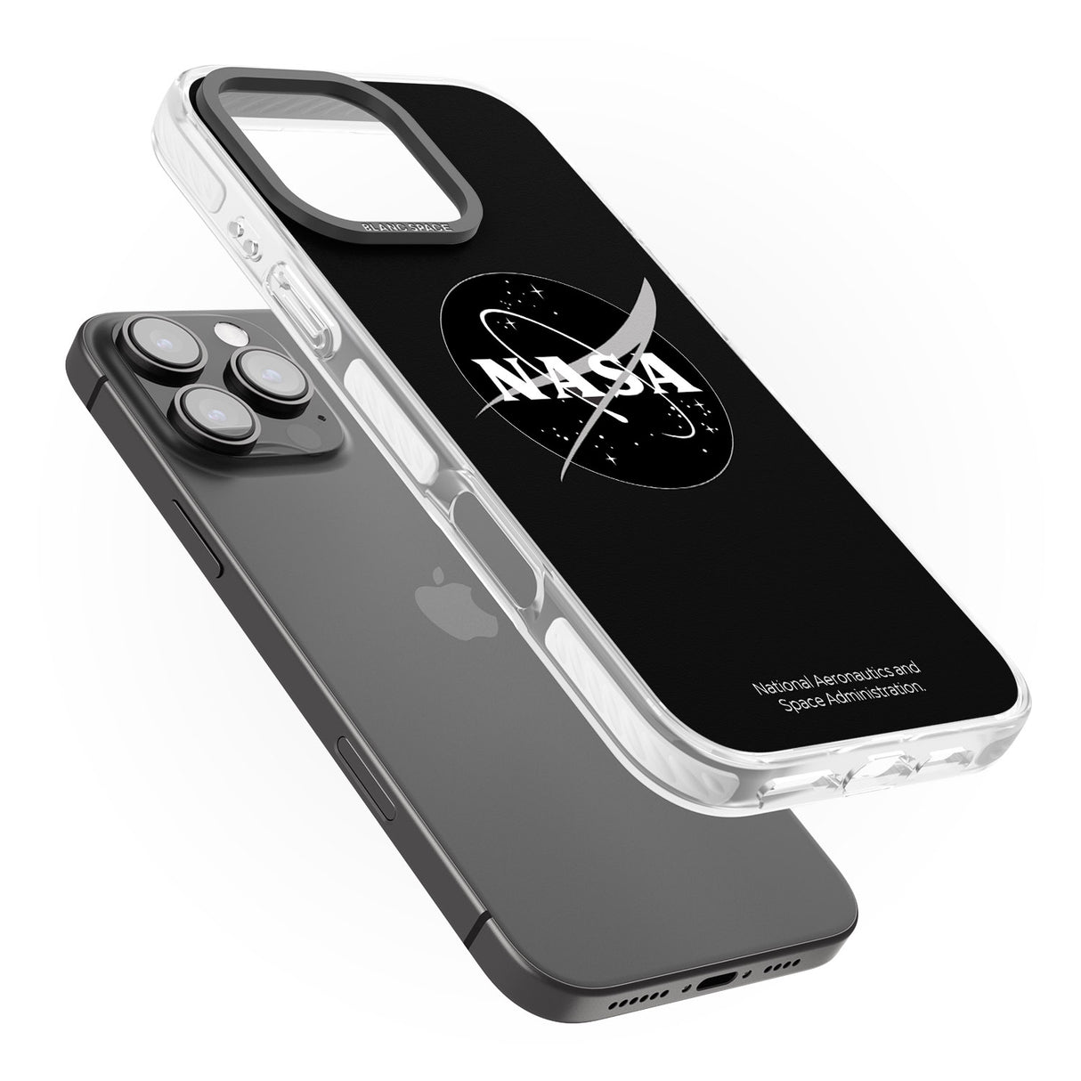 iPhone 16 Pro Max Dark NASA Meatball Black Impact Phone Case