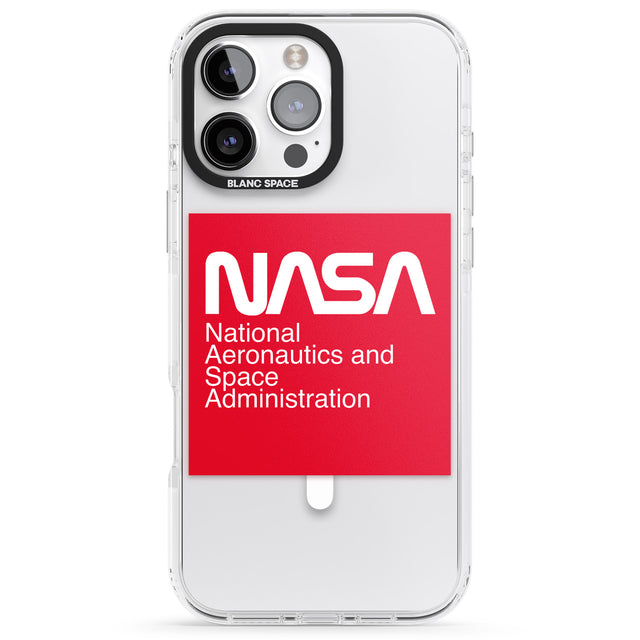 iPhone 16 Pro Max NASA The Worm Box Black Impact Phone Case