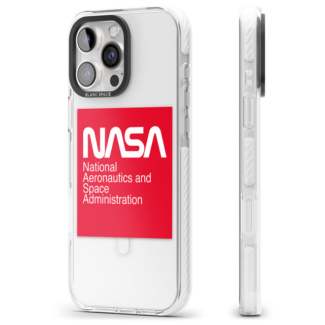 iPhone 16 Pro Max NASA The Worm Box Black Impact Phone Case