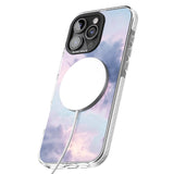 iPhone 16 Pro Max Purple Clouds Photograph Black Impact Phone Case