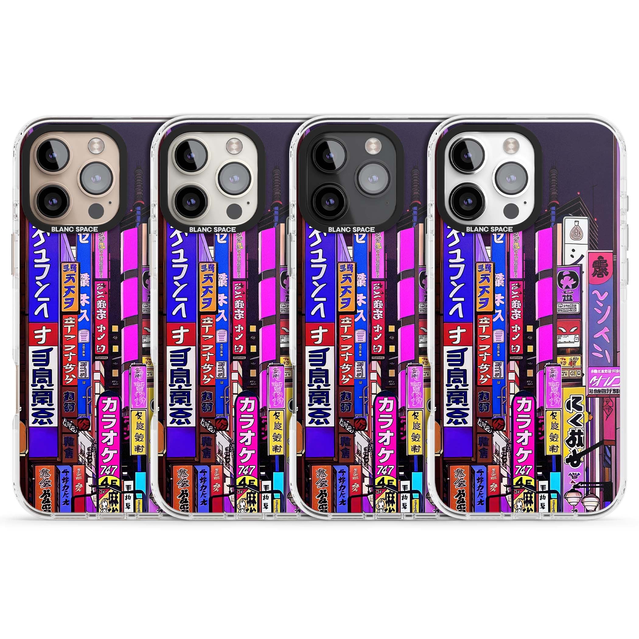 NEON NIGHT anime iPhone case | Impact Magsafe case for iPhone 16 Pro, iPhone 16 Pro Max