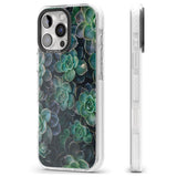 iPhone 16 Pro Max Succulents - Real Botanical Photographs Black Impact Phone Case