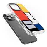 iPhone 16 Pro Max Piet Mondrian's Composition Black Impact Phone Case