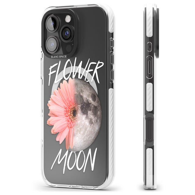 iPhone 16 Flower Moon Clear Impact Phone Case