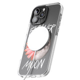 iPhone 16 Flower Moon Clear Impact Phone Case