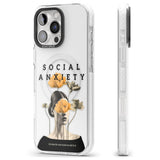 iPhone 16 Pro Max Social Anxiety Black Impact Phone Case + Magsafe