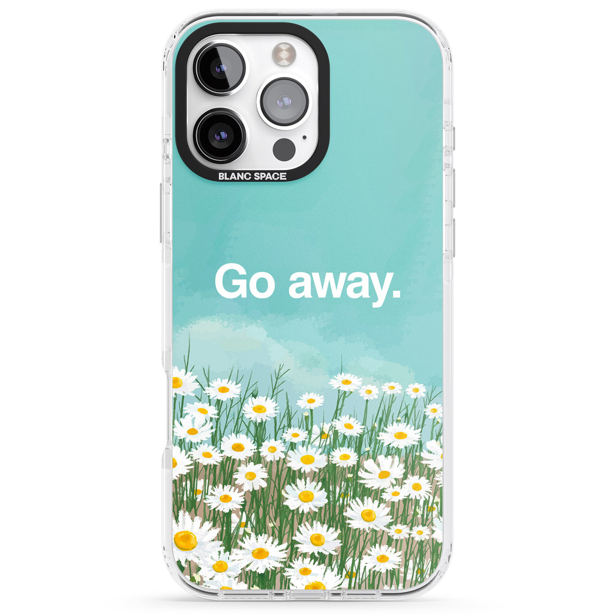 iPhone 16 Pro Max Go away Black Impact Phone Case