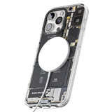 iPhone 16 Pro Max Circuit Board Black Impact Phone Case