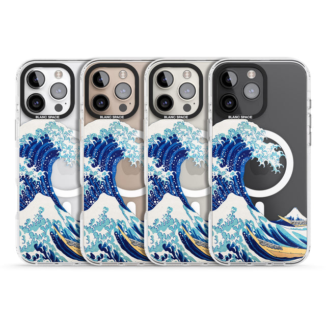 iPhone 16 Pro Max The Great Wave of Kanagawa Black Impact Phone Case