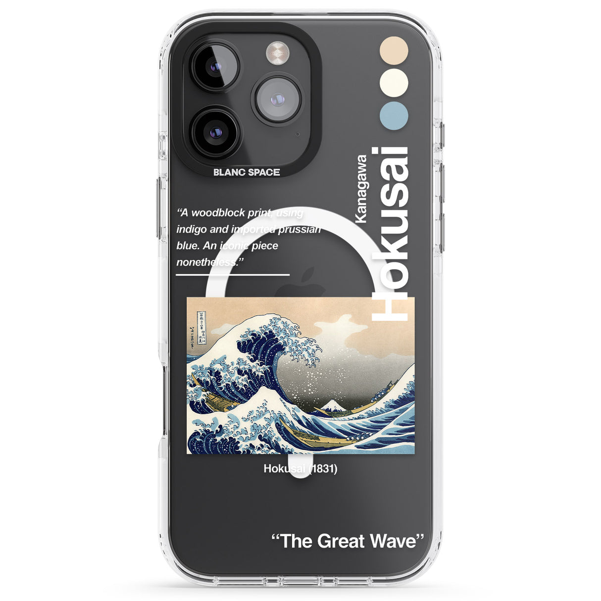 iPhone 16 Pro Max The Great Wave Black Impact Phone Case