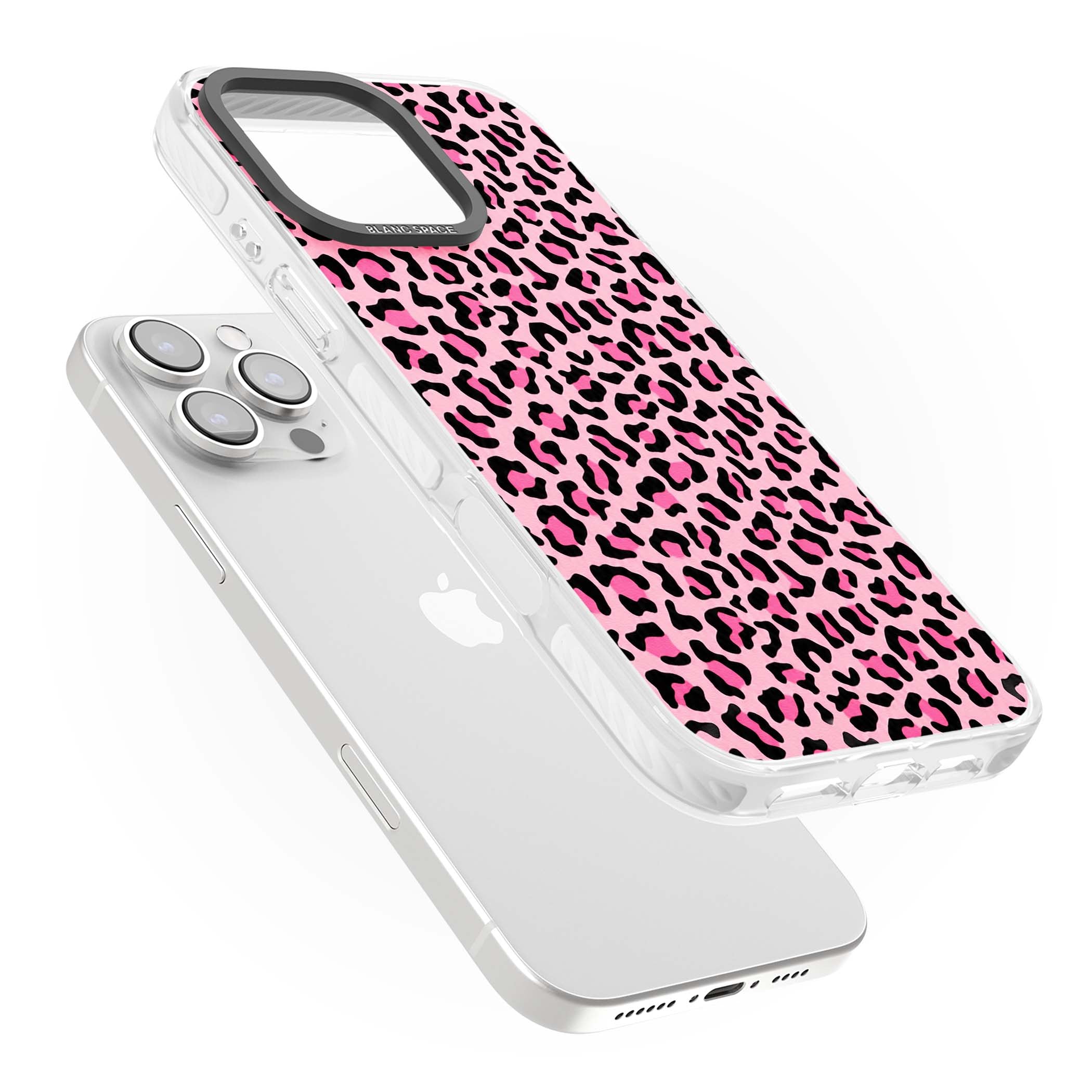 Pink Leopard baddie iPhone case | Impact Magsafe case for iPhone 16 Pro, iPhone 16 Pro Max