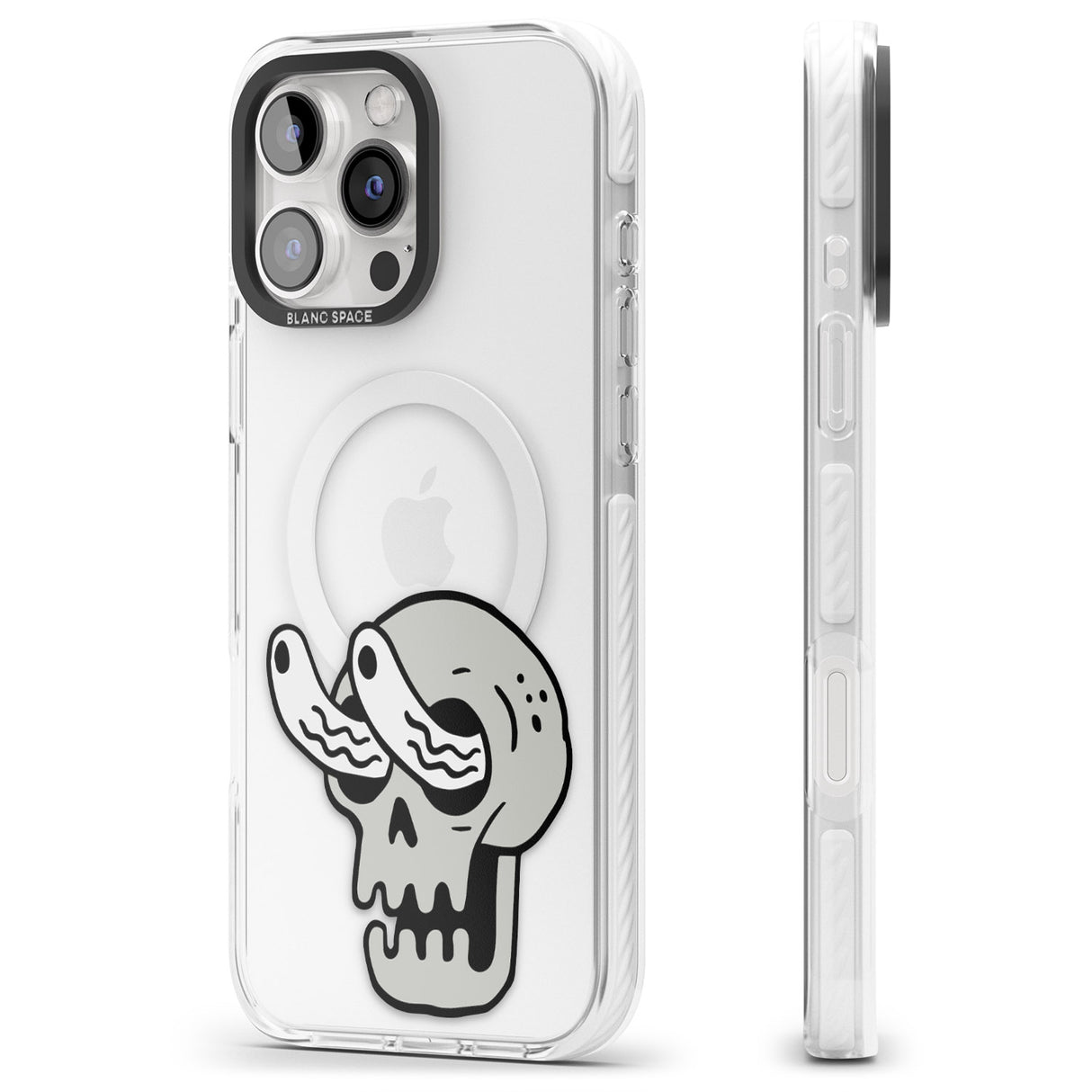 iPhone 16 Pro Max Skull Eyes Black Impact Phone Case