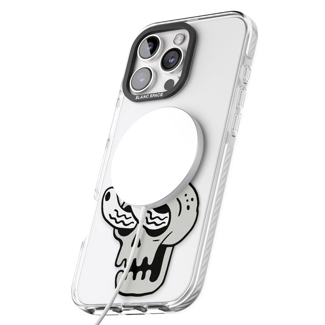 iPhone 16 Pro Max Skull Eyes Black Impact Phone Case