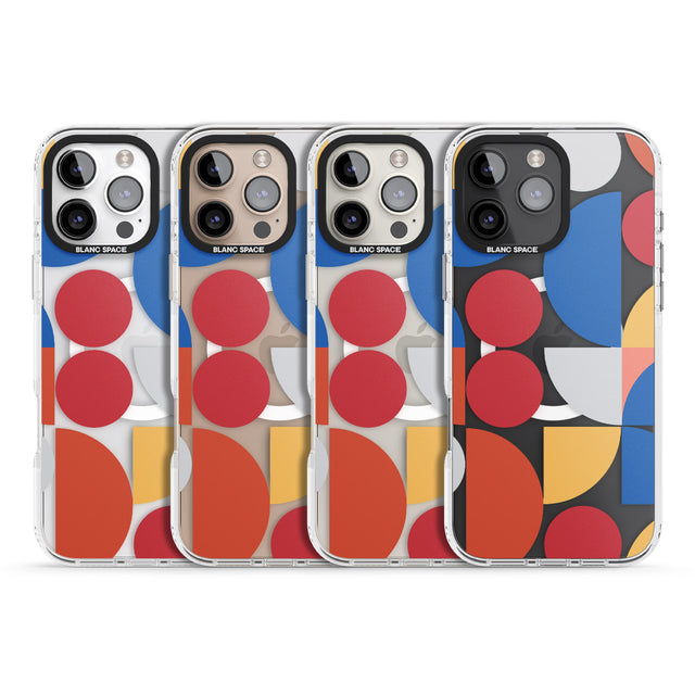 iPhone 16 Pro Max Abstract Colourful Mix Black Impact Phone Case