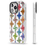 iPhone 16 Pro Max Multi Colour Stars Pattern Black Impact Phone Case