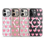 iPhone 16 Pro Max Sweet Hearts Black Impact Phone Case