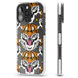 iPhone 16 Pro Max Fierce Jungle Tigers Black Impact Phone Case