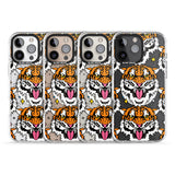 iPhone 16 Pro Max Fierce Jungle Tigers Black Impact Phone Case