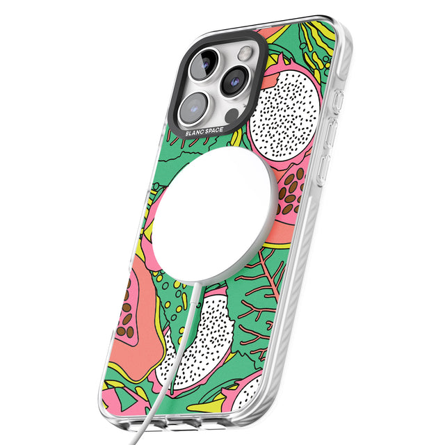 iPhone 16 Pro Max Psychedelic Salad Black Impact Phone Case