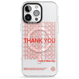 iPhone 16 Pro Max Thank You : Have a Nice Day Black Impact Phone Case