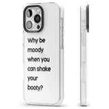 iPhone 16 Pro Max Why be moody? Black Impact Phone Case