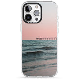 iPhone 16 Pro Max Beach Pier Photograph Black Impact Phone Case