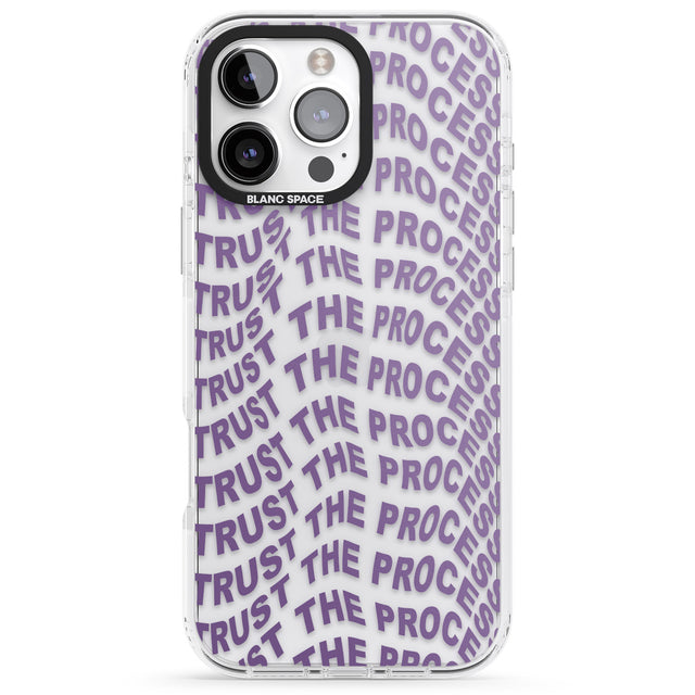 iPhone 16 Pro Max Trust The Process Black Impact Phone Case