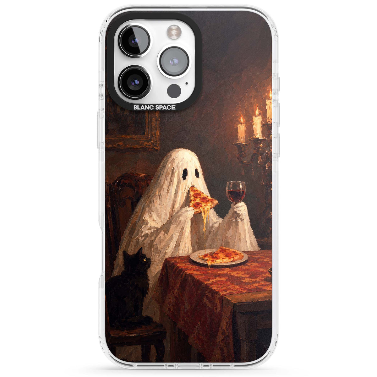 Lonely Night In art iPhone case | Clear Impact case for iPhone 16 Pro, iPhone 16 Pro Max