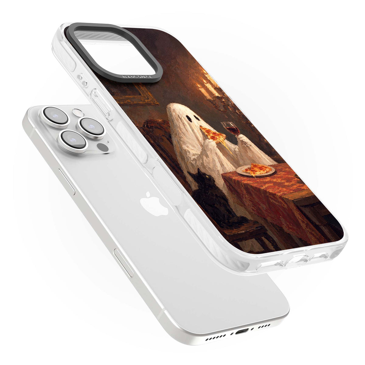 Lonely Night In art iPhone case | Clear Impact case for iPhone 16 Pro, iPhone 16 Pro Max