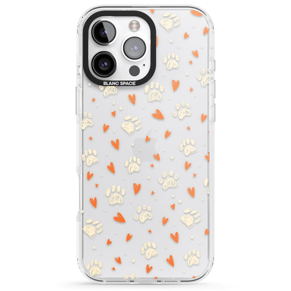 Paws And Hearts Pattern