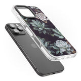 iPhone 16 Pro Max Mixed Succulents - Real Botanical Photographs Black Impact Phone Case