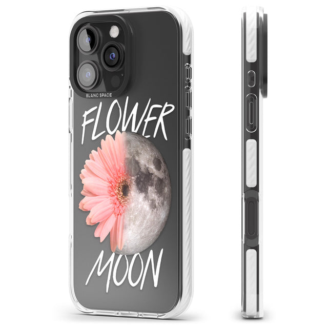 iPhone 16 Flower Moon Clear Impact Phone Case