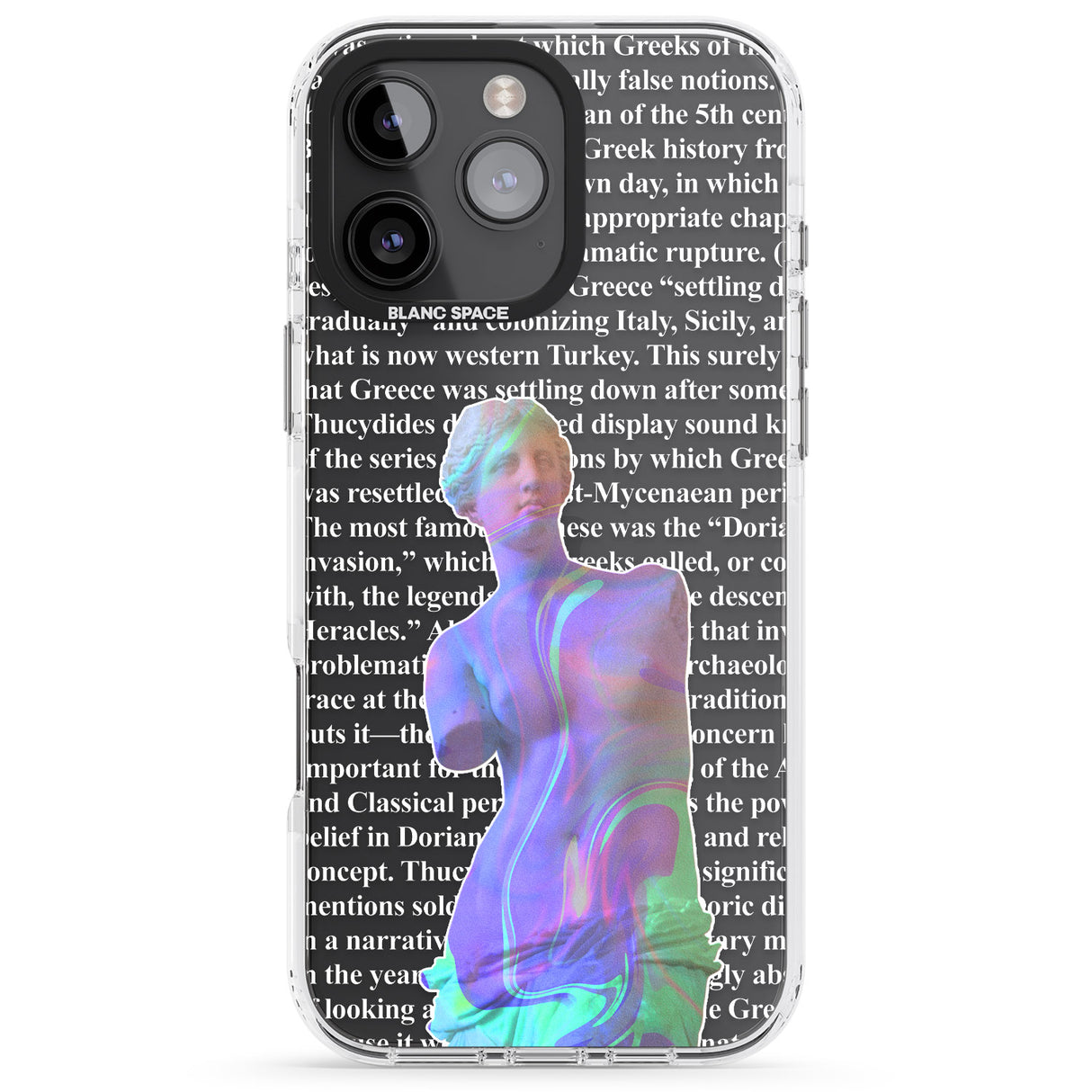 iPhone 16 Iridescent De Milo Clear Impact Phone Case