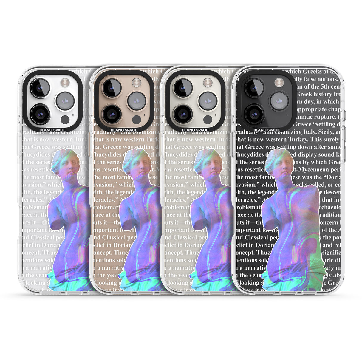 iPhone 16 Iridescent De Milo Clear Impact Phone Case