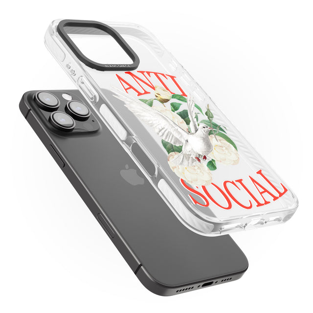 iPhone 16 Anti-Social Clear Impact Phone Case