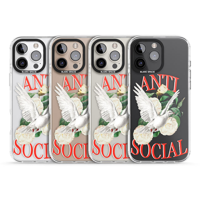 iPhone 16 Anti-Social Clear Impact Phone Case