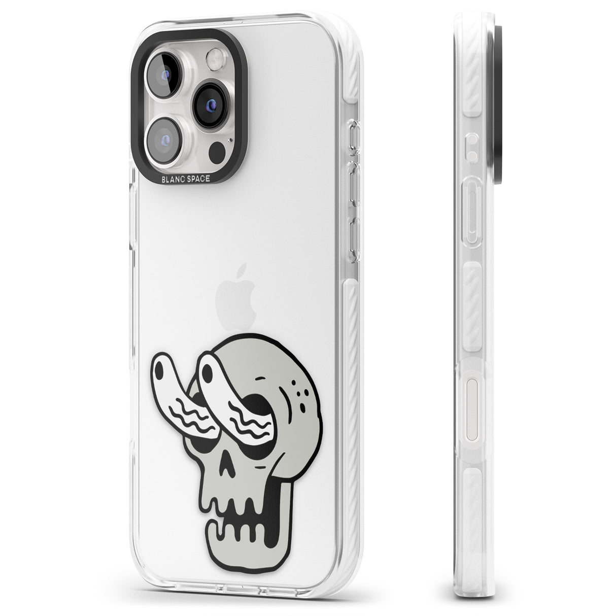 iPhone 16 Pro Max Skull Eyes Black Impact Phone Case