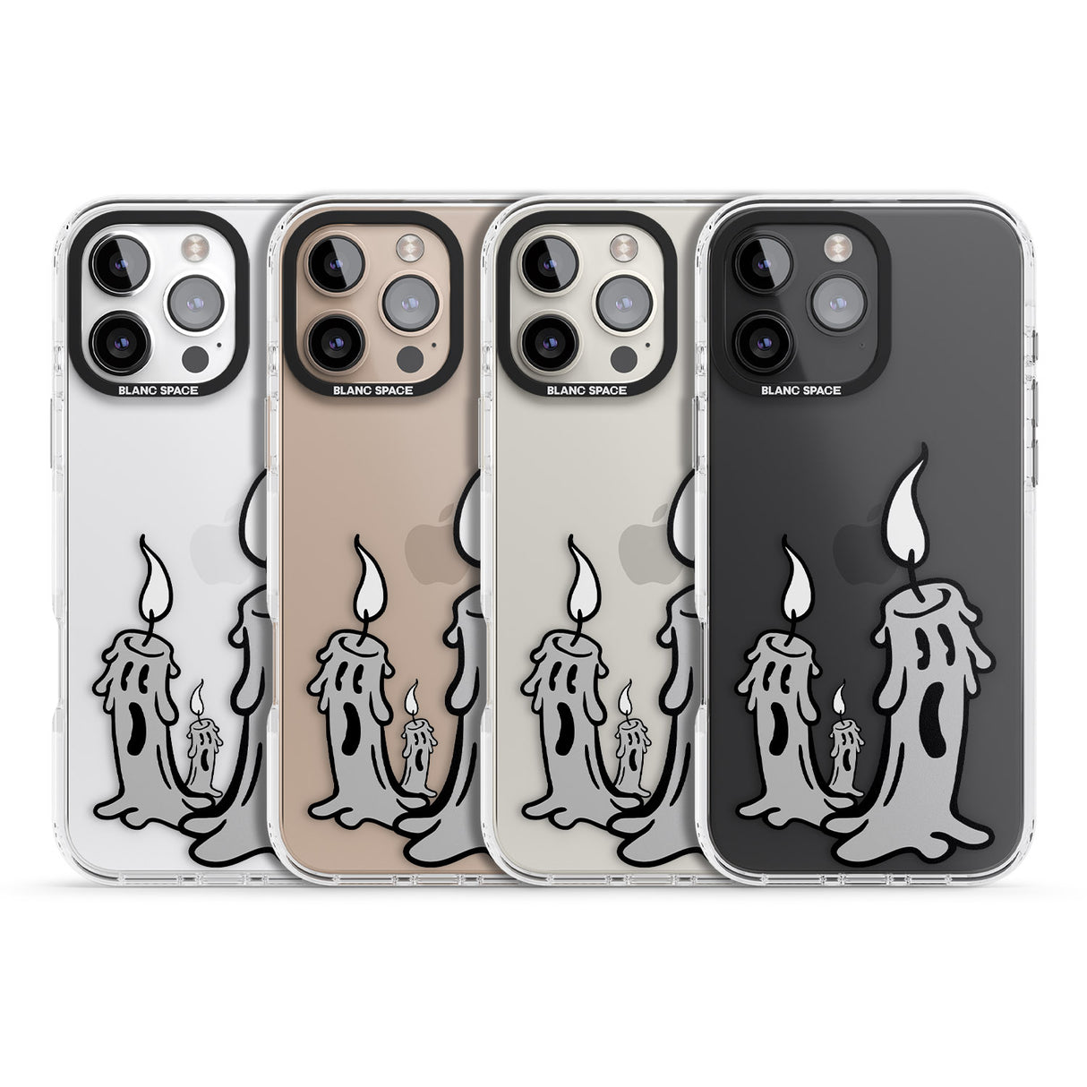 iPhone 16 Pro Max Candle Lit Black Impact Phone Case