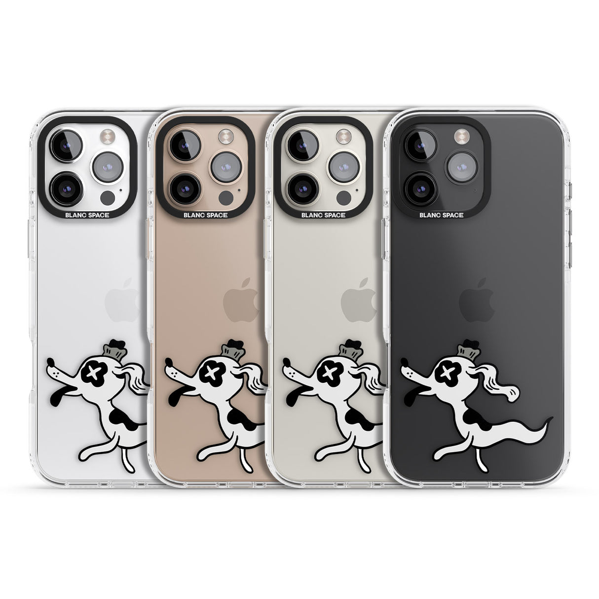 iPhone 16 Pro Max Dog Spirit Black Impact Phone Case