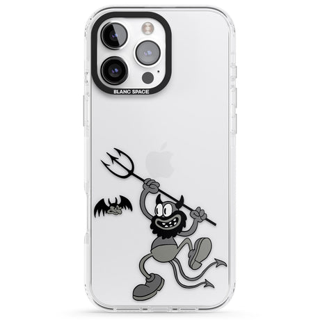 iPhone 16 Pro Max Dancing Devil Black Impact Phone Case