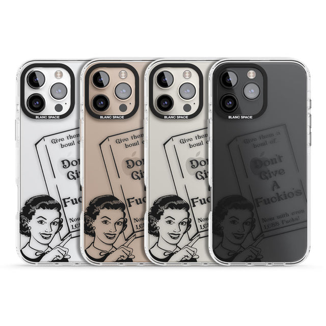 "Don't Give a F*ckio's" Cereal Impact Phone Case for iPhone 16 Pro, iPhone 16 Pro Max