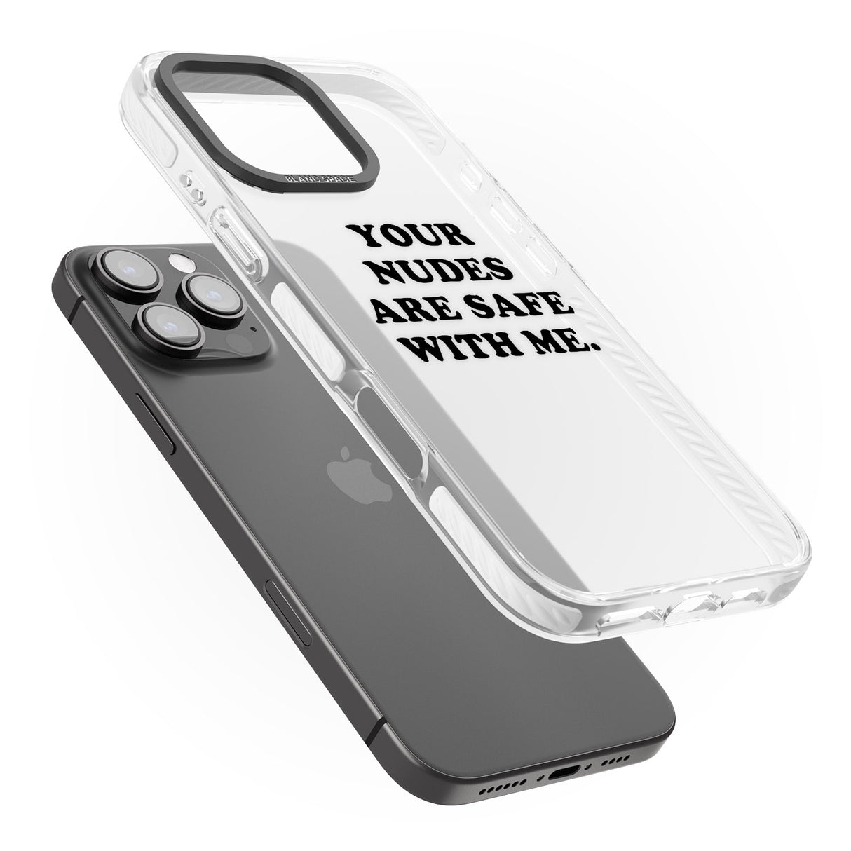 iPhone 16 Pro Max Your nudes are safe with me... BLACK Black Impact Phone Case