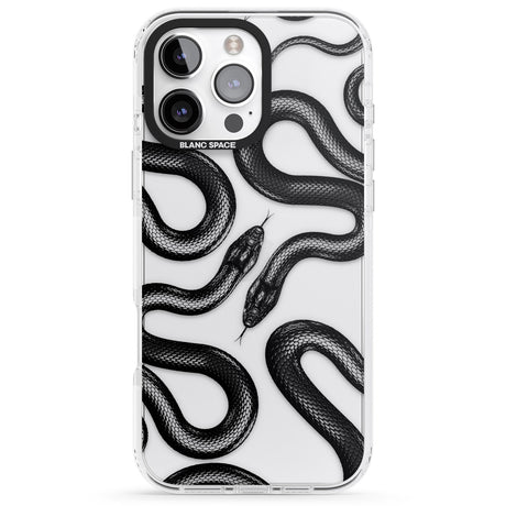 iPhone 16 Pro Max Black Kingsnake Black Impact Phone Case