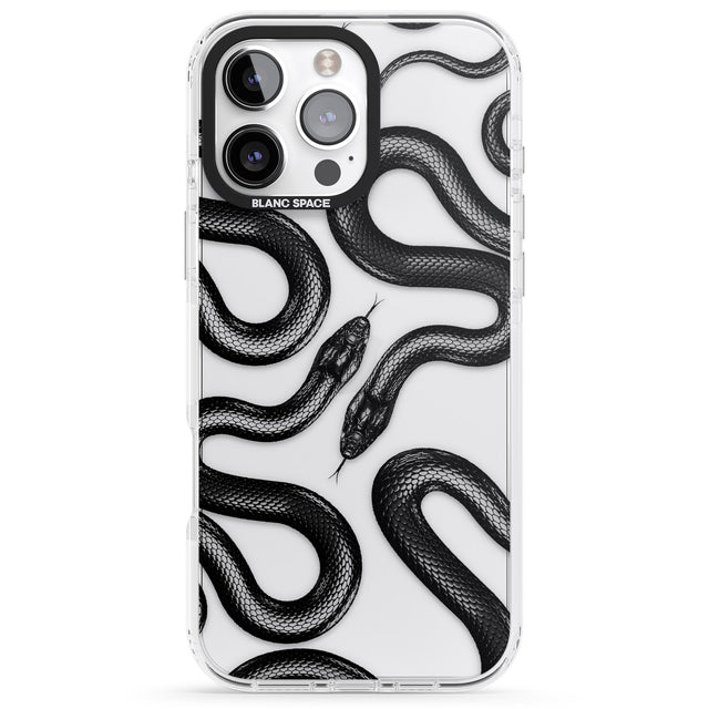 iPhone 16 Pro Max Black Kingsnake Black Impact Phone Case