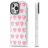 iPhone 16 Pro Max Sweet Hearts Black Impact Phone Case