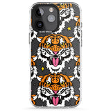 iPhone 16 Pro Max Fierce Jungle Tigers Black Impact Phone Case